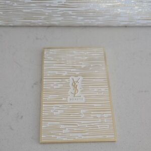 Brand New In Box Yves Saint Laurent Gold and White Mirror YSL Mirror